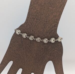 Solid .925 Silver Sand-dollar Bracelet